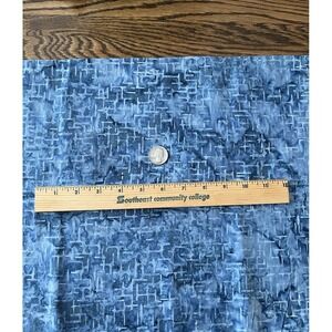 Quilt Craft Fabric 100% Cotton Material Blue Shades Abstract Print 44 x 27 DIY